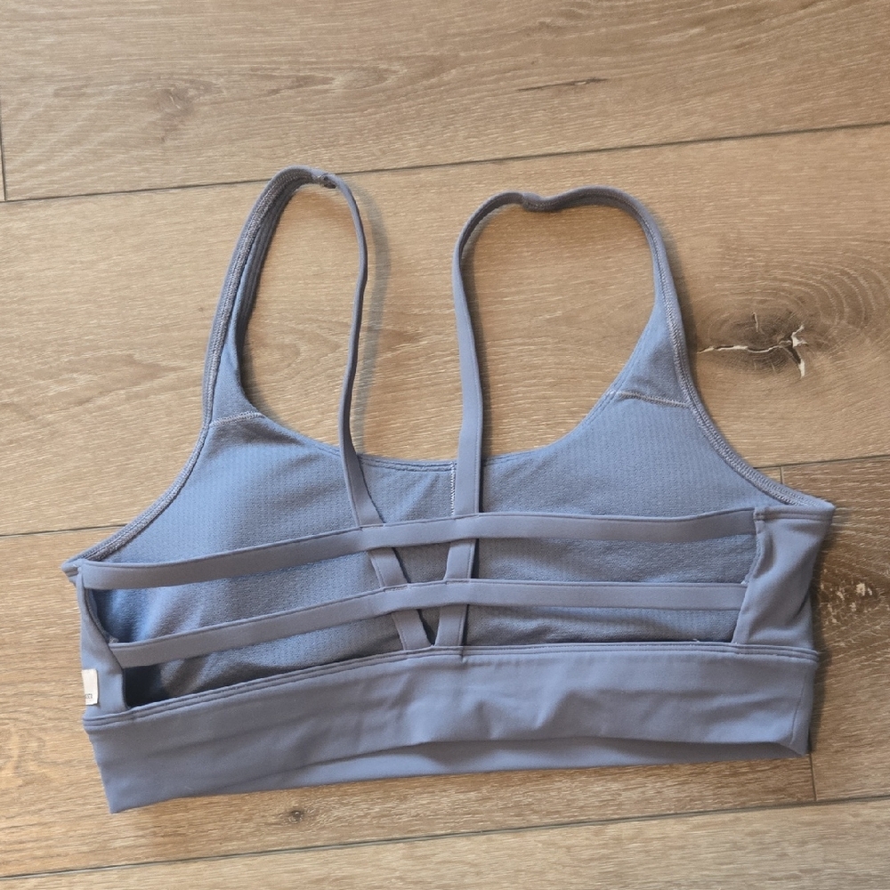 Vuori Strappy Sports Bra - Light Blue